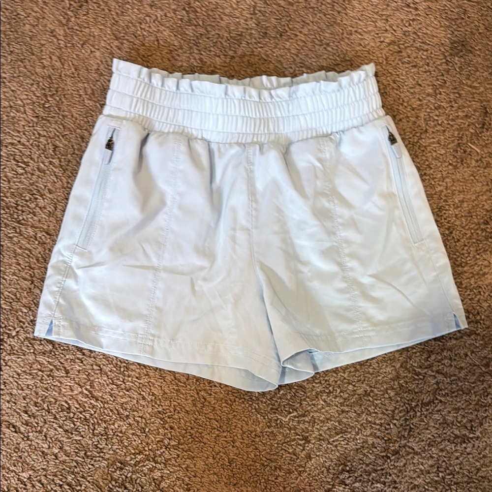 Old Navy Light Blue Casual Shorts Elastic Waist